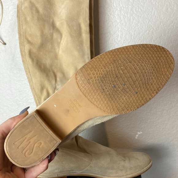 Stuart Weitzman Tan Over the Knee Boots - Picture 5 of 10